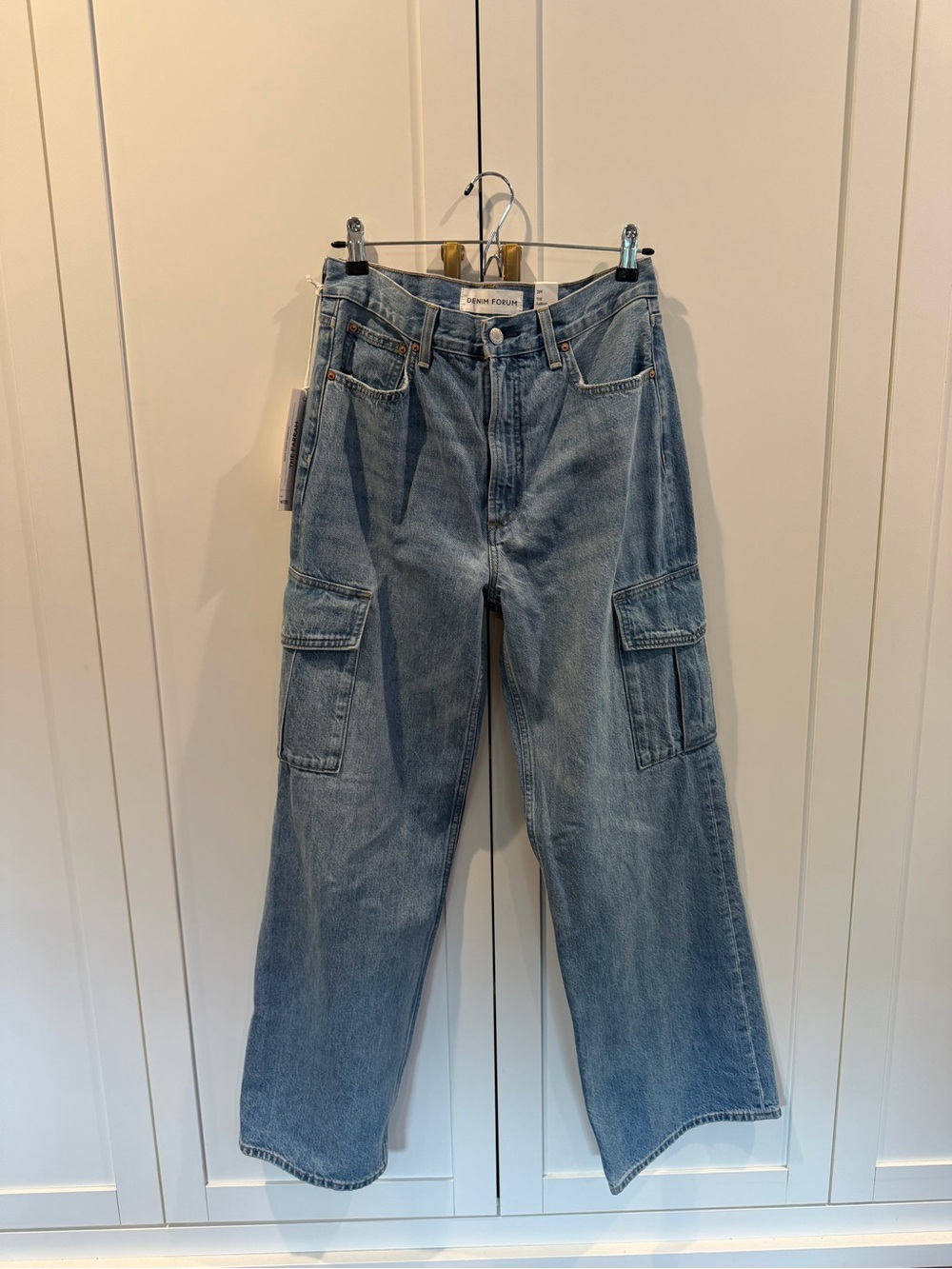 Denim Forum The Farrah Hi-Rise Wide Jean